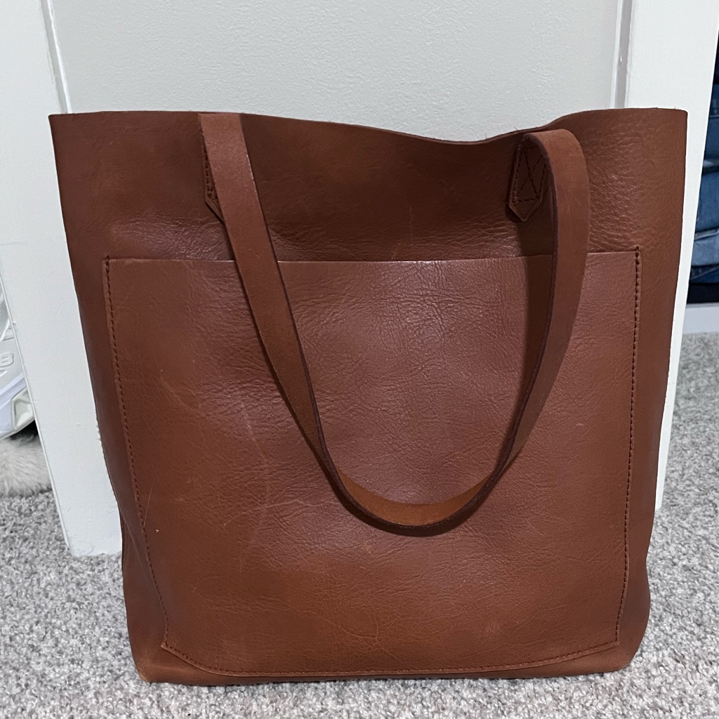 Madewell Brown Leather Tote